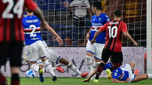 Diaz gets Milan off the mark at Sampdoria