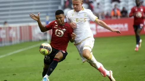 Dolberg double as Nice stun French champions Lille