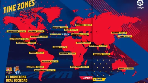 Where to find Barcelona vs. Real Sociedad: Aug 15, 2021