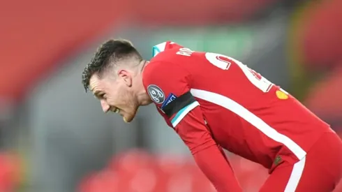 Liverpool's Robertson suffers ankle ligament damage