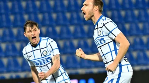 Eriksen at Inter training ground, in excellent shape after collapse