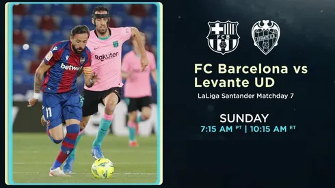 Where to find Barcelona vs. Levante on TV and streaming