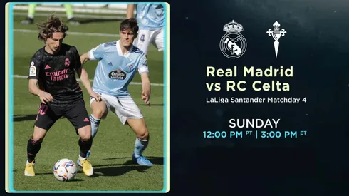 Where to find Real Madrid vs. Celta on TV and streaming