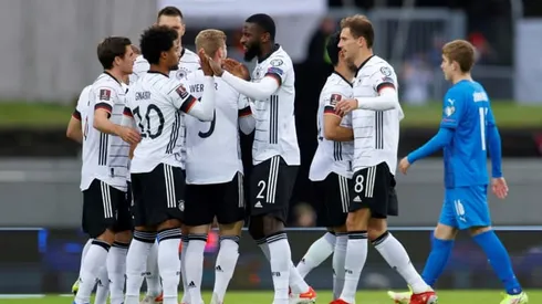 Germany footballers arrive home from Iceland after 14-hour trip
