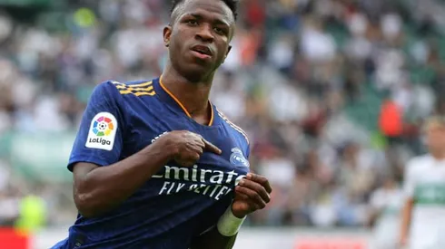 Vinicius double gives Madrid victory over 10-man Elche