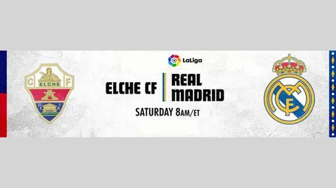 Where to find Elche vs. Real Madrid on TV and streaming