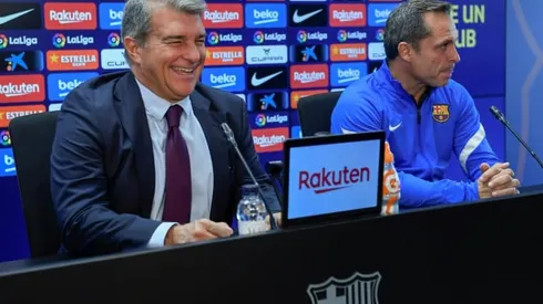 Laporta says he wants Xavi as Barca coach during his presidency