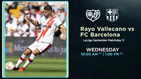 Rayo Vallecano vs. Barcelona on TV: Oct. 27, 2021