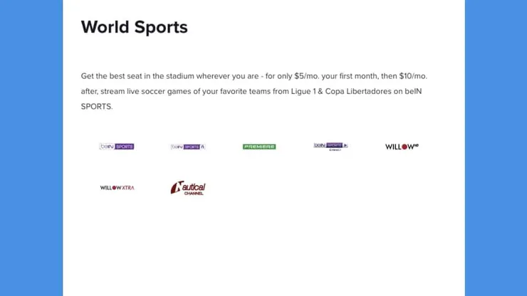 Sling World Sports