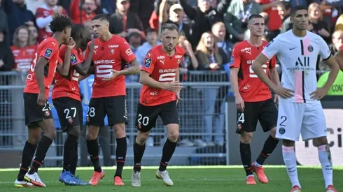 PSG slump to first Ligue 1 defeat at Rennes