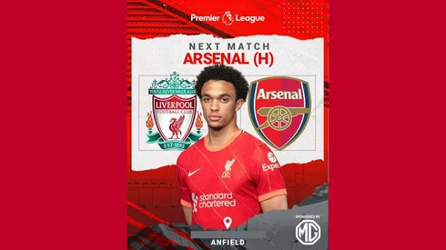 Liverpool vs. Arsenal: Date, Time, and TV channel in US