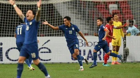 Thailand thump Indonesia 4-0 to take control of AFF Suzuki Cup final