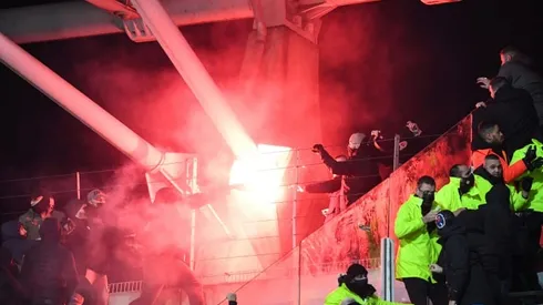 Paris FC and Lyon thrown out of French Cup for fan violence