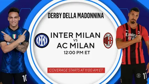 Where to find Inter vs. Milan on US TV