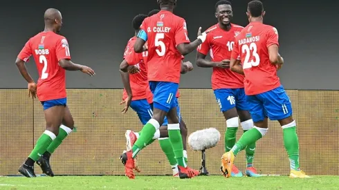 Barrow converts late penalty to snatch draw for Gambia
