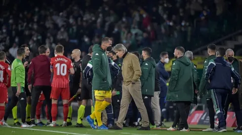 Betis v Sevilla abandoned after player hit by object thrown from crowd