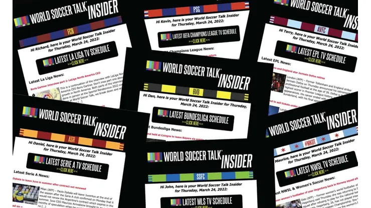 Examples of such a few of the completely customized newsletters for soccer fans.