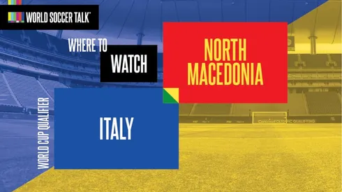 Where to find Italy vs. North Macedonia on US TV