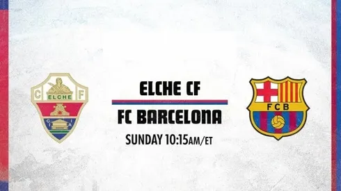 Where to find Elche vs. Barcelona on US TV