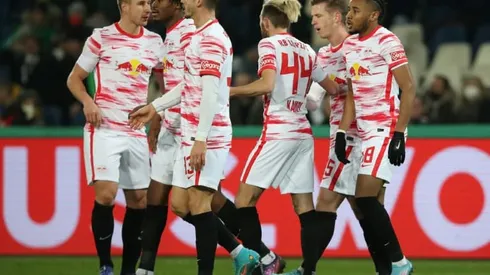 Nkunku propels Leipzig into German Cup semi-finals