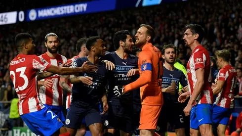 Man City see off Atletico in fiery clash to reach semi-finals