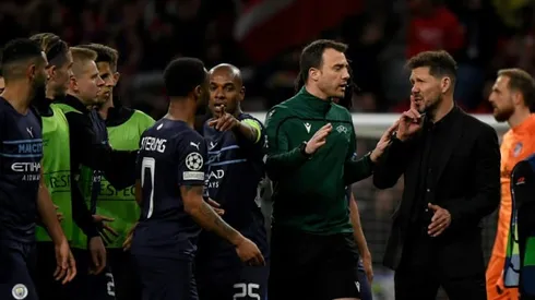 Stones praises City performance against 'hostile' Atletico as brawl mars tie