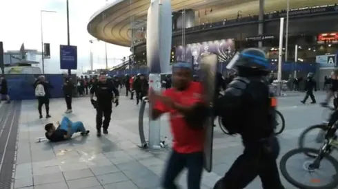 What caused pre-match chaos at the Champions League final?