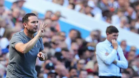 Gerrard wins duel with Lampard to get Villa off the mark