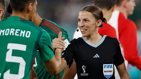 First full female referee crew to work men's World Cup match