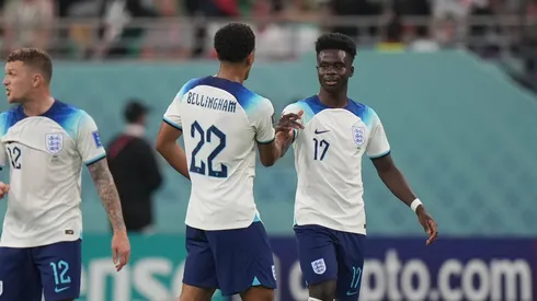 Jude Bellingham and Bukayo Saka; England's World Cup stars