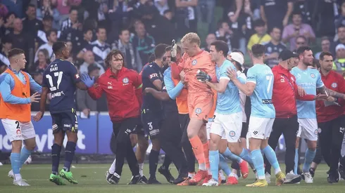 Australian game abandoned after fans injure goalkeeper