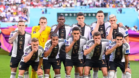 Qatar TV mock Germany's team photo with mouths covered
