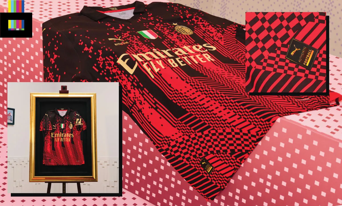 Iconic Milan red &amp; black, but with a new twist