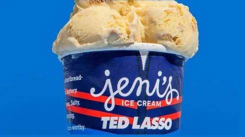 Ted Lasso ice cream available featuring 'Biscuits With The Boss'