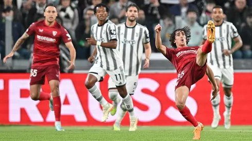 Late Juventus goal salvages draw against Sevilla