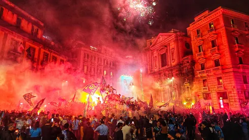 Napoli fans erupt as club wins first Serie A title in 33 years