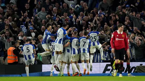 Brighton does the double over Man United with last kick of game