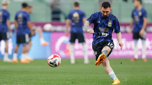 Messi dazzles with Argentina in last game before MLS debut