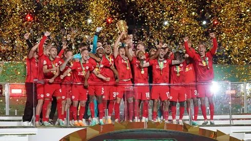 Leipzig beat Frankfurt to retain DFB Pokal title