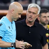 Mourinho confronts referee in garage after Europa League loss
