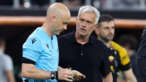Mourinho confronts referee in garage after Europa League loss
