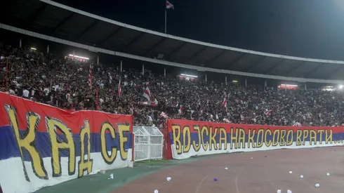 Red Star Belgrade displays war message directed at Kosovo