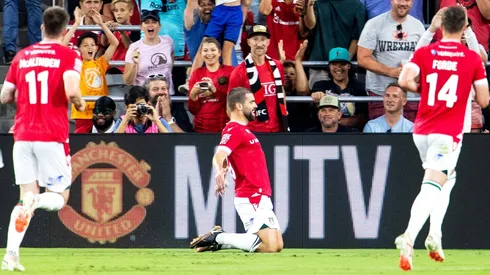 Wrexham notches historic Man United win but loses star to injury