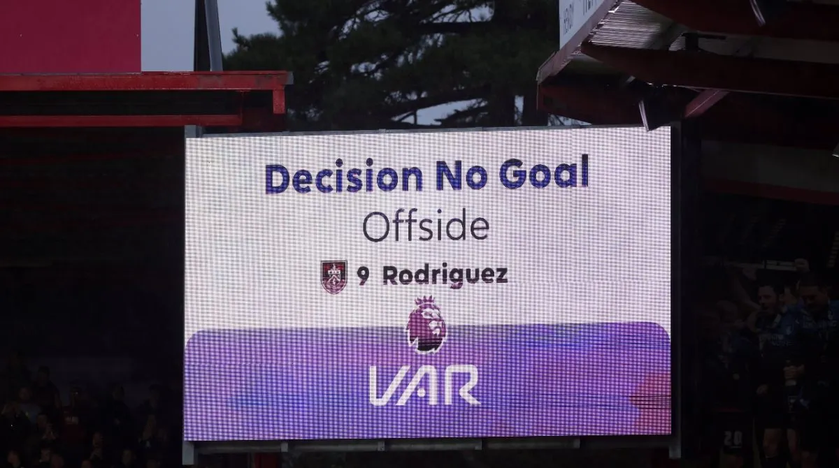 VAR took five minutes to rule Jay Rodriguez offside to the frustration of fans and Vincent Kompany