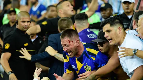 Argentina beat ten man Brazil in tense South American qualifier