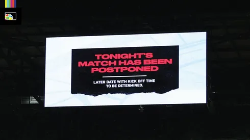 What happens if a soccer game is postponed