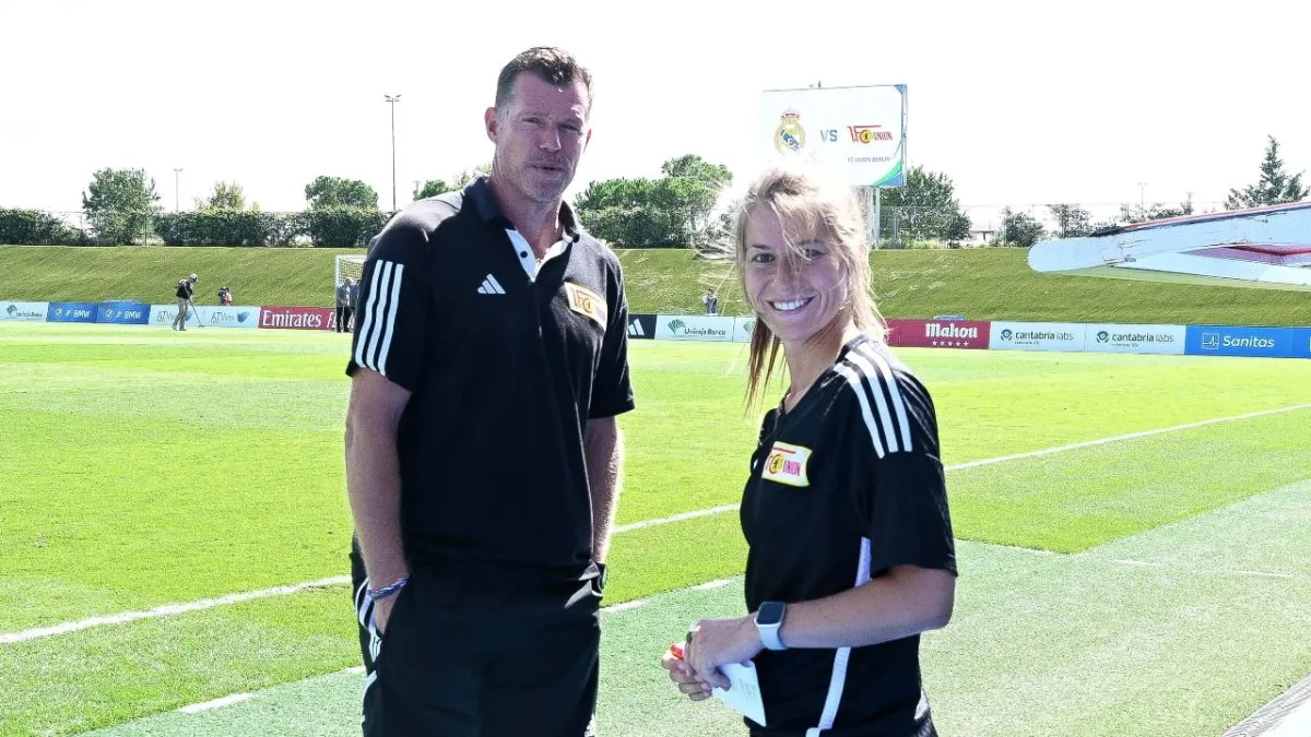 Marco Grote and Marie-Louise Eta worked with one another in the Union Berlin youth system before jumping to an interim role with the senior squad.