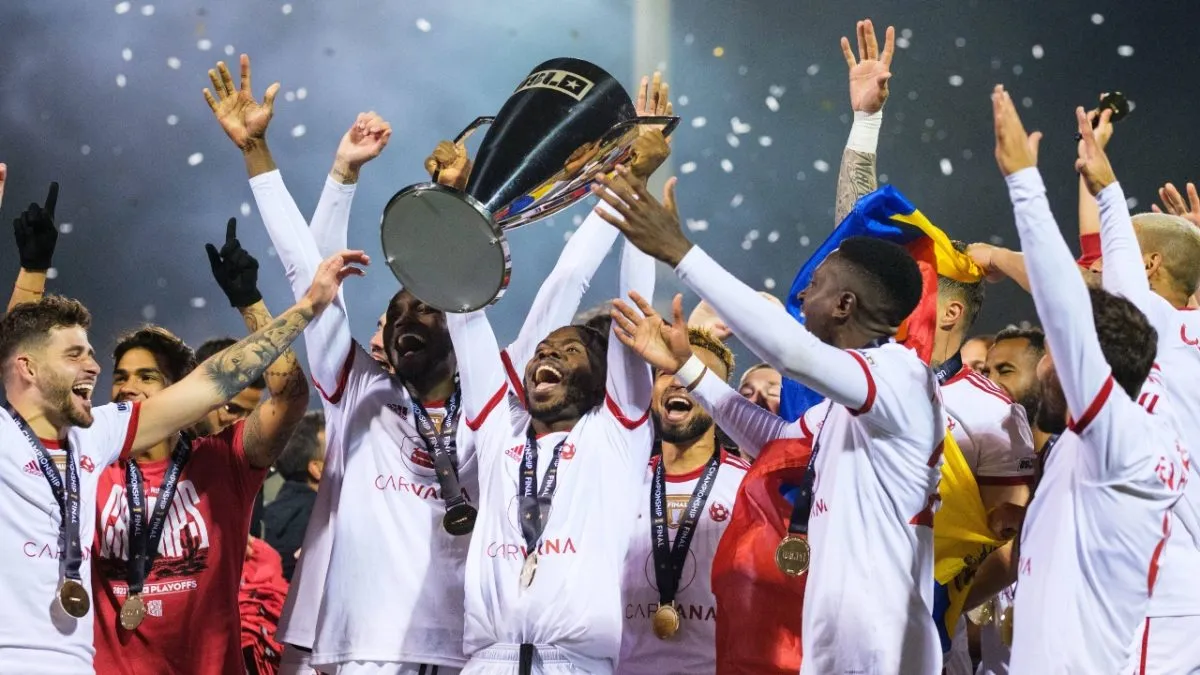 Phoenix Rising won the 2023 USL Championship title over the Charleston Battery on Sunday, Nov. 12.