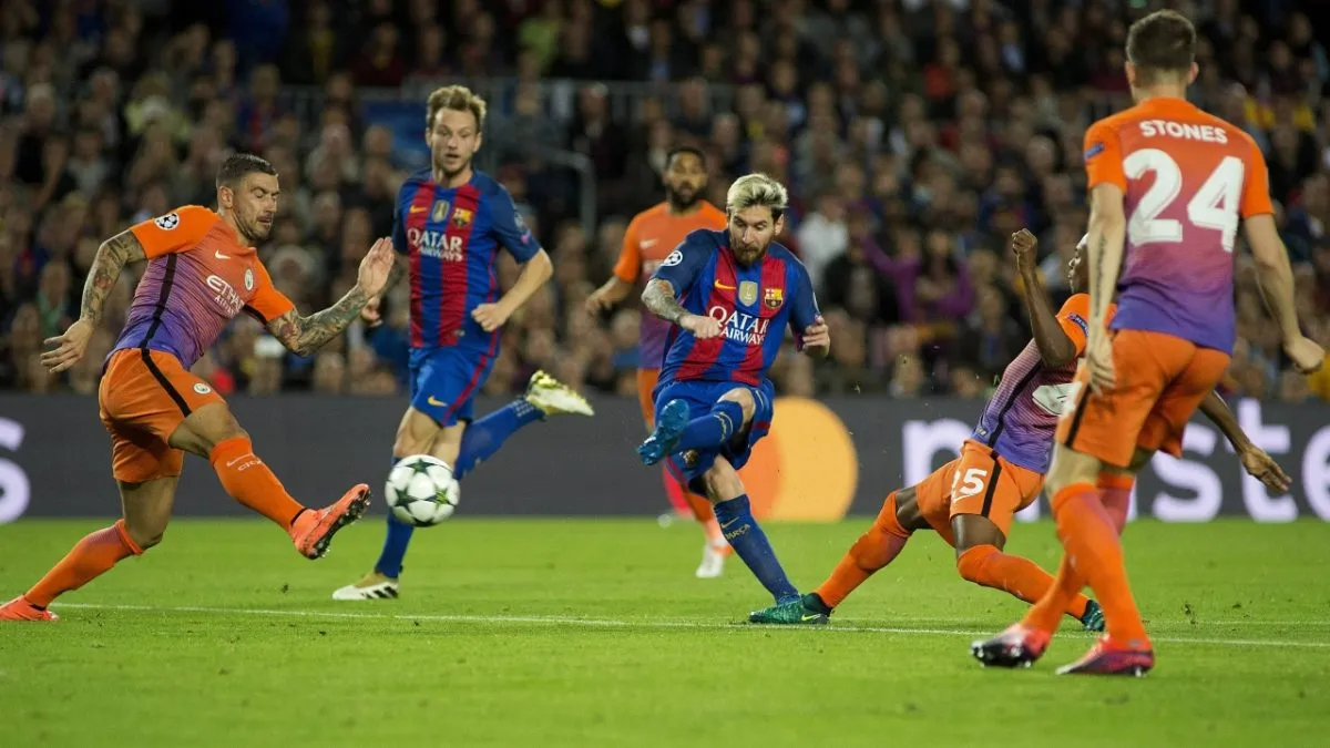 Messi has played against Manchester City eight times, and he has seven goals in those games to give his teams six wins.