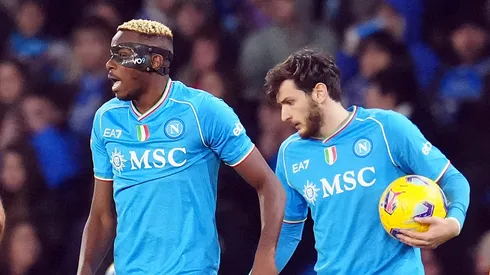 Big spat between Osimhen and Kvaratskhelia's agent at Napoli